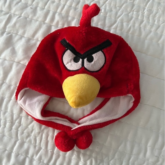 𝅺ANGRY Birds, fleece, character hat for fun, winter wear. - Picture 1 of 5